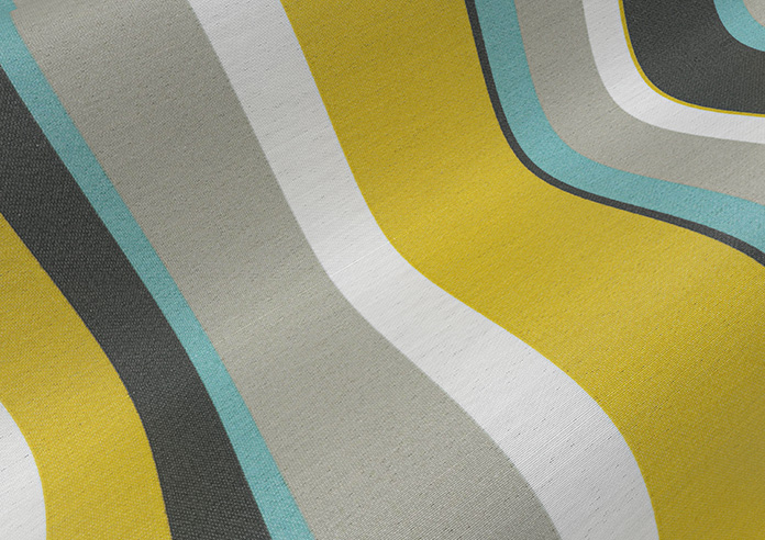 Riviera Stripe, Chartreuse - Twist&Fit Roller Blind - Image 4